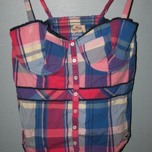 Vintage Hollister Bustier Style Tank Top Size Med